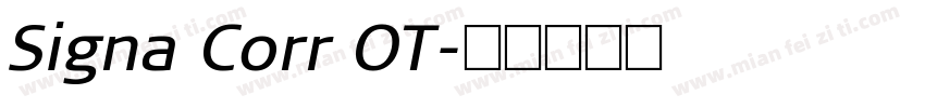 Signa Corr OT字体转换